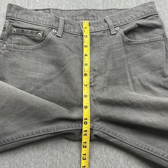 Levis 505 Gray Jeans Mens 30x30 Regular Straight Leg Pants Classic Denim - Picture 8 of 15